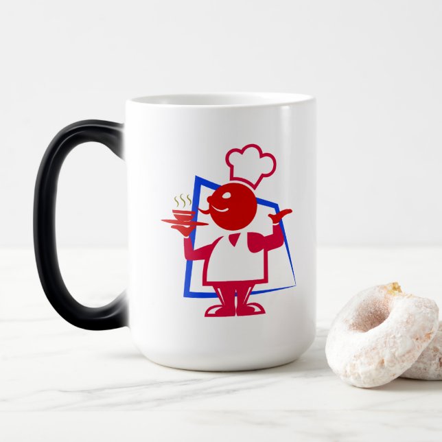 Caneca Mágica Chef (Com Donut)