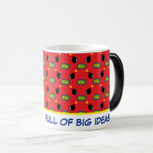 Caneca Mágica CHEIO Engraçado de Super Herói do história em quad