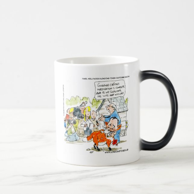 Caneca Mágica Chris Christie Como Uma Raposa Engraçada (Direita)