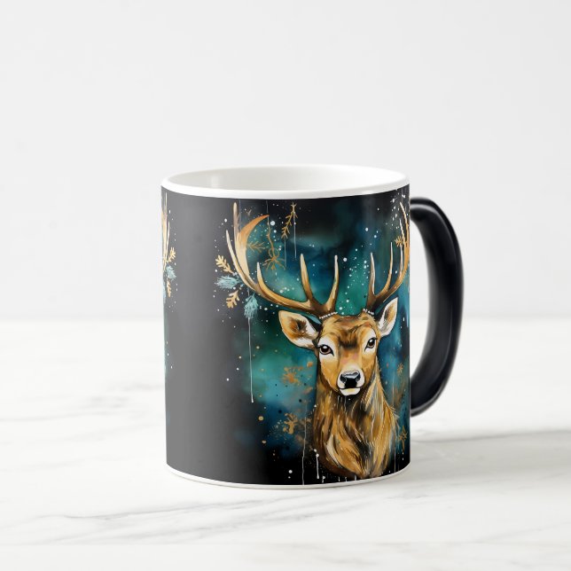 Caneca Mágica Christmas Holiday Wrap (Frente Esquerda)