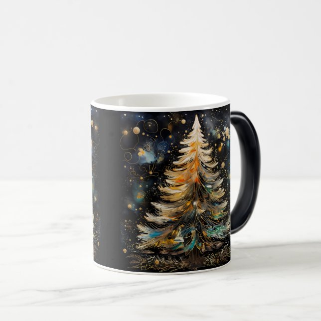 Caneca Mágica Christmas Holiday Wrap (Frente Esquerda)