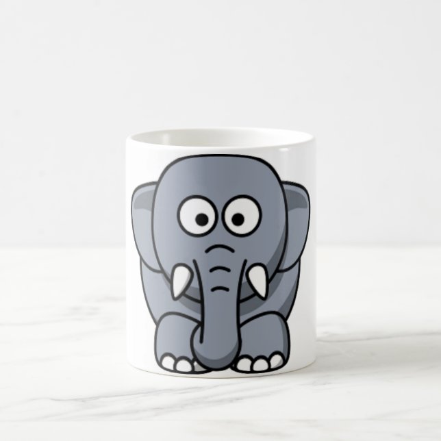 CANECA MÁGICA CINZA ELEPHANT (Centro)