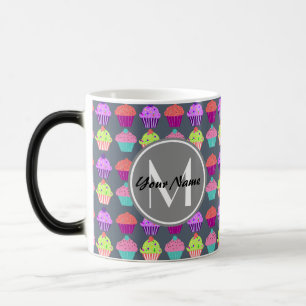 Caneca Mágica Cinzas, Monograma de Nome Personalizado