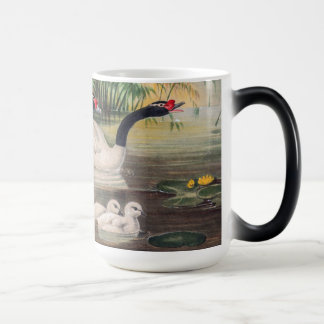 Caneca Mágica Cisne Negro Selvagem Vintage