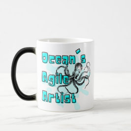 CANECA MÁGICA CITAÇÃO OCTOPUS , OCEAN AGILE ARTISTA