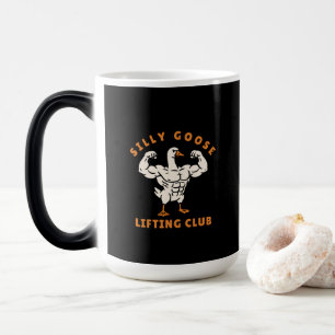 Caneca Mágica Clube de Levantamento de Ganso Bobo Design de Ac