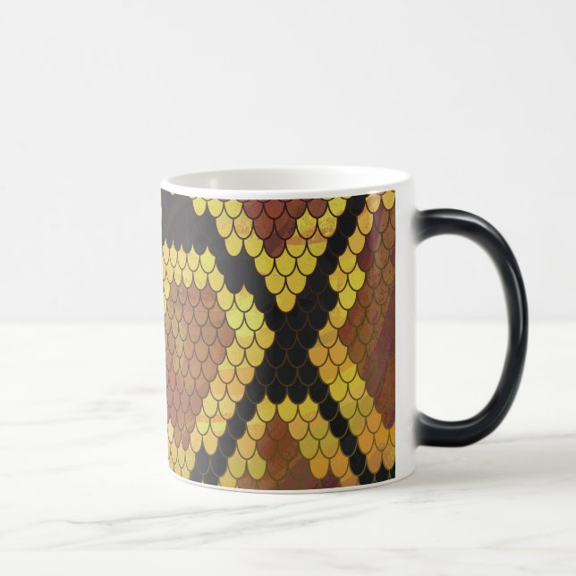 Caneca Mágica Cobra Brown e Impressão Dourado (Direita)