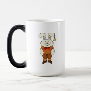 Caneca Mágica Coelhinho com um sino no ouvido