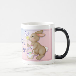 Caneca Mágica Coelhinho de Páscoa e Borboleta