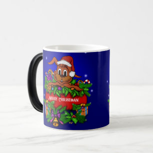 Caneca Mágica Coelho Natal
