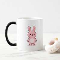 Coelho Triste Estilo Kawaii Minimalista