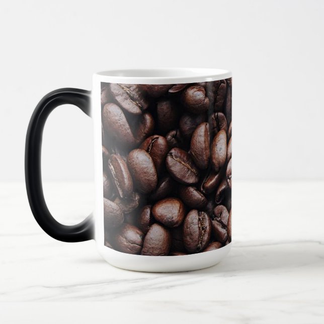 Caneca Mágica Coffee Beans Mug - Aromatic Breve Graphic Cerâmica (Esquerda)