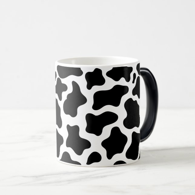 Caneca Mágica Coffee Impressão de vaca (Frente Esquerda)