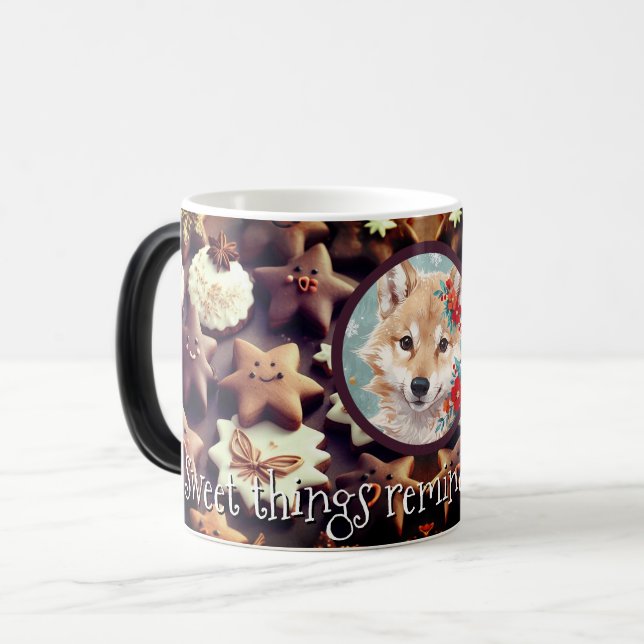 Caneca Mágica Coisas Doces – Círculo de Foto de Biscoitos Estrel (Frente Esquerda)