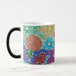 Caneca Mágica Color morphing modern mosaic design ceramic mug