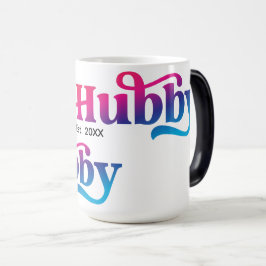 Caneca Mágica Coloração Personalizada do Aniversário de Casament
