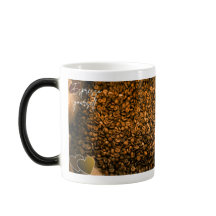 Caneca mágica com tema de café