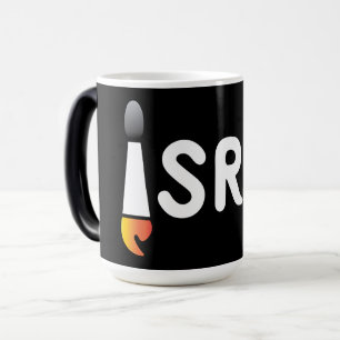 Caneca Mágica Combustível para foguetes: ISRO Space Mission Mug