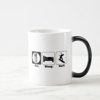 Caneca Mágica comer surf de repouso
