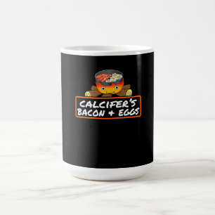 Caneca Mágica Comida Lover Pun Bacon Ovo Cook Calcifers Presente