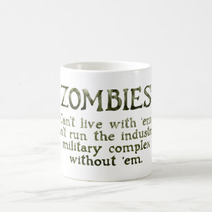 Caneca Mágica Complexo Militar Industrial de Zombies