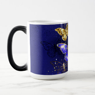 Caneca Mágica Composição com borboletas de fogo