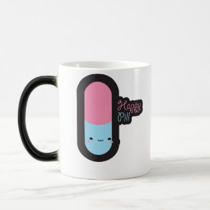 Caneca Mágica Comprimido feliz