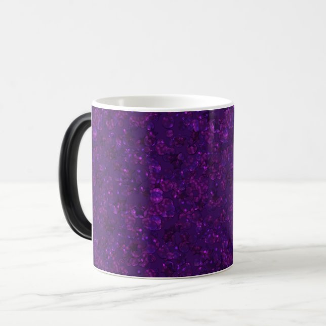 Caneca Mágica Confetti roxo (Frente Esquerda)