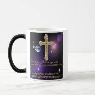 Caneca Mágica Confiança no Lorde provérbios 3:5 presentes