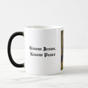 Caneca Mágica Conheça Jesus, saiba a paz