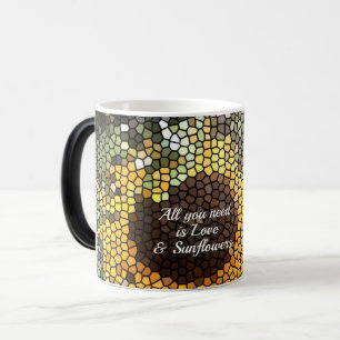 Caneca Mágica Copo Girassol