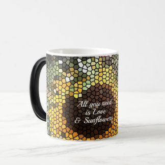 Caneca Mágica Copo Girassol