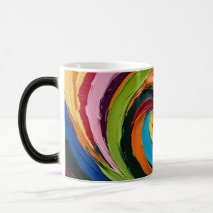 Caneca Mágica Cor pastel abstrata