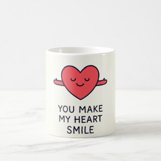 Caneca Mágica Coração Sorria Magia Mug