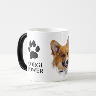 Caneca Mágica Corgi Power Magic Mug