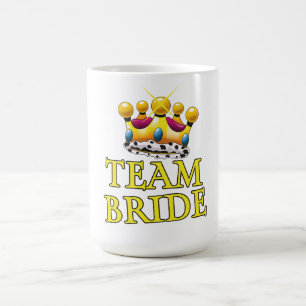 Caneca Mágica Coroa de casamento da Equipe Bride