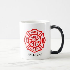 Caneca Mágica Corpo de Bombeiros Personalizados Cruz Maltesa