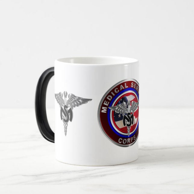 Caneca Mágica Corpo de Serviço Médico (Frente Esquerda)