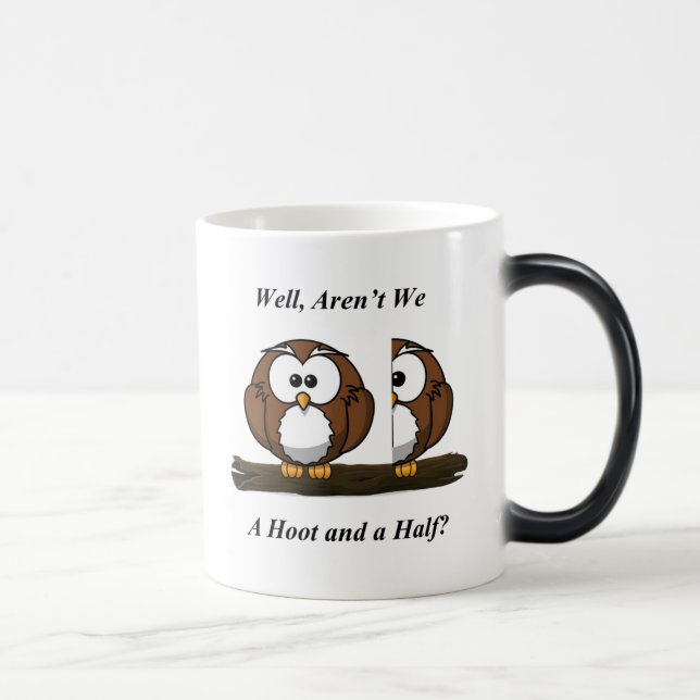 Caneca Mágica Coruja A Hoot e Meio (Direita)
