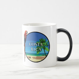 Caneca Mágica Costa Rica - Black/White Morphing Mug de 11 oz