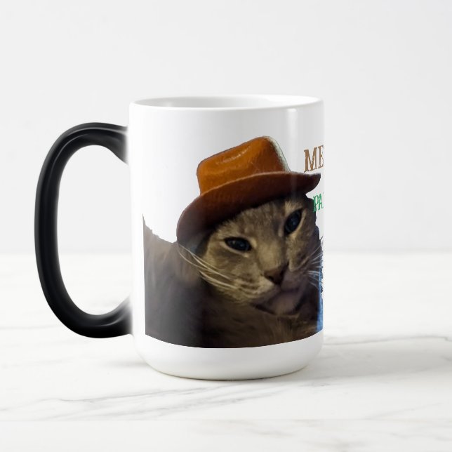 Caneca Mágica Cowboy Cat (Esquerda)