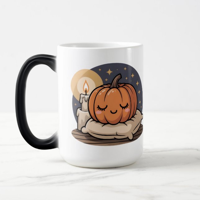 Caneca Mágica Cozy Pumpkin Dream Mug (Esquerda)