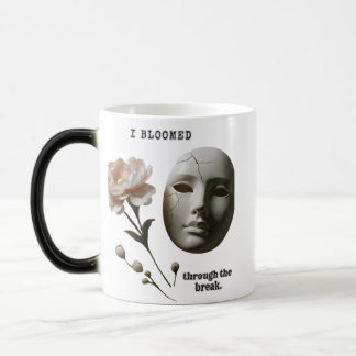 Caneca Mágica Cracked and Bloomed – A symbolic and emotional wor