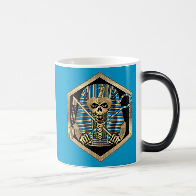 Caneca Mágica Crânio faraó egípcio (Direita)