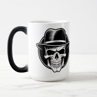 Caneca Mágica Crânio Fedora