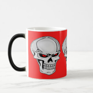 Caneca Mágica Crânio Metálico