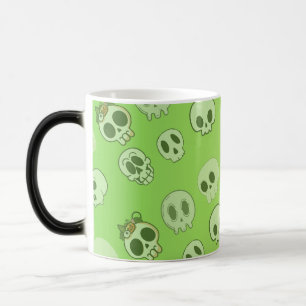Caneca Mágica Crânios assustadores de Halloween