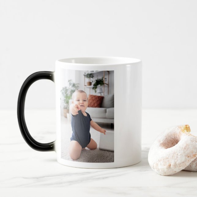 Caneca Mágica Create Your Own 15oz Two Tone Coffee Mug (Com Donut)