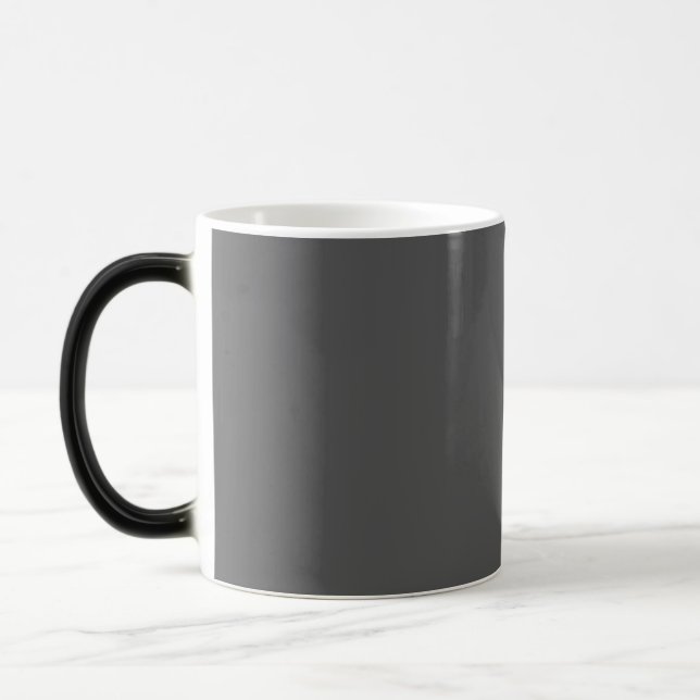 Caneca Mágica Create Your Own dark gray Custom Design (Esquerda)