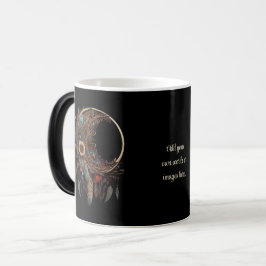 Caneca Mágica Create Your Own Floral Paisley Boho Moon